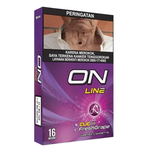 ON LINE FRESH GRAPE 16 Filter Kretek Klik